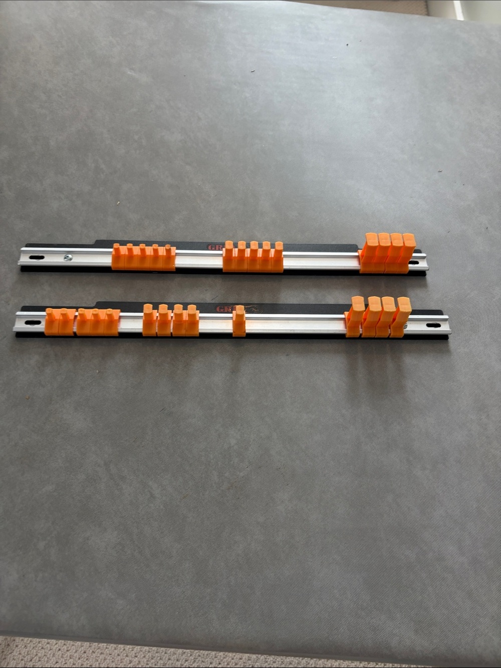 Set of 2- Grip Wall-Mount Socket/ Tool Organizer